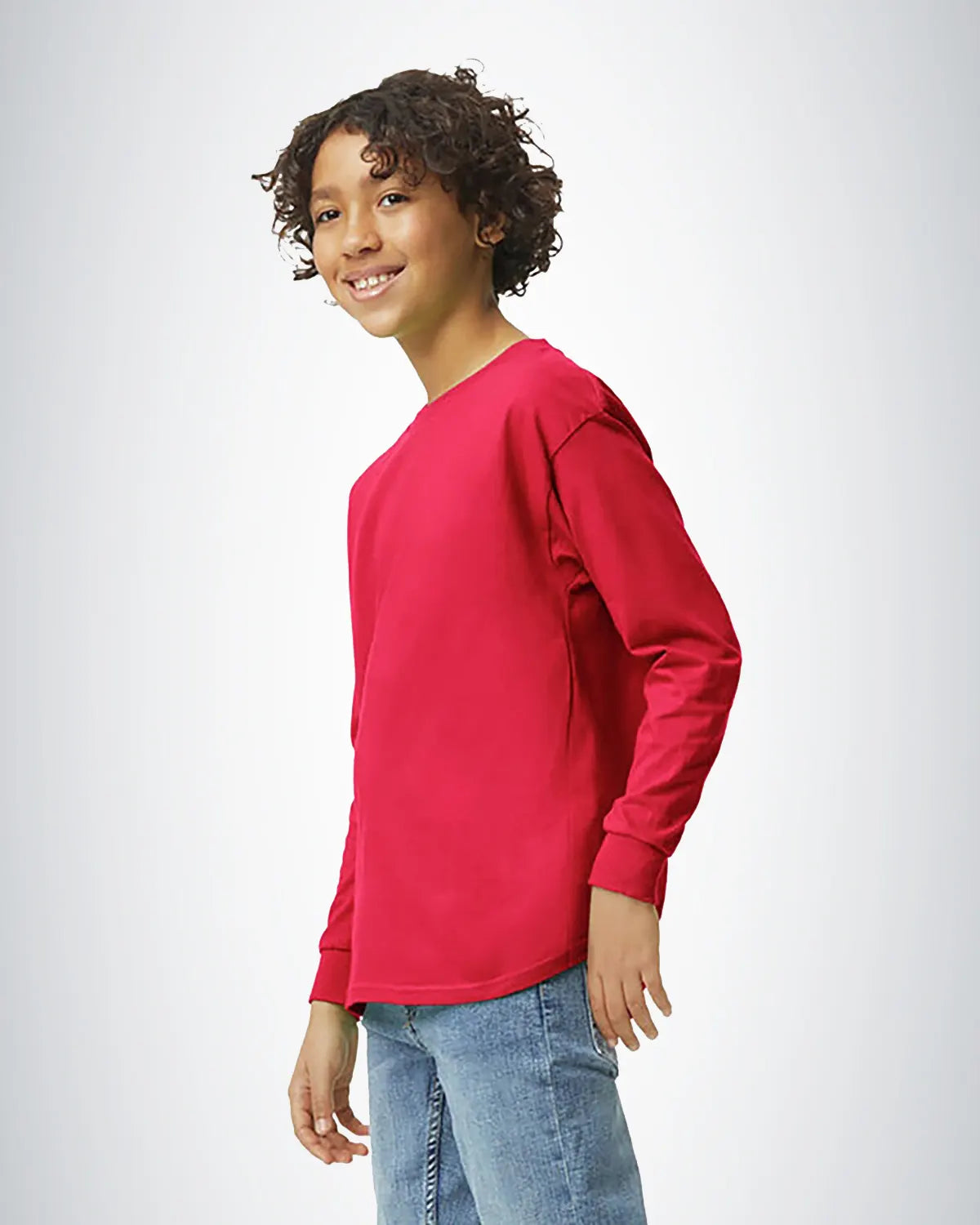 Gildan 5400B Heavy Cotton Youth Long Sleeve T-Shirt