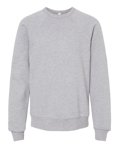 BELLA + CANVAS 3901Y Youth Sponge Fleece Crewneck Sweatshirt