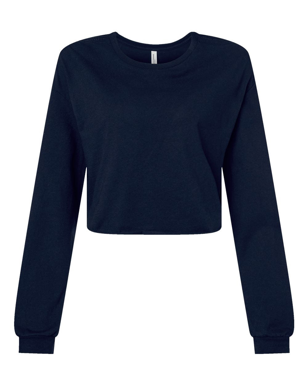 BELLA + CANVAS 6501 FWD Fashion Women Crop Long Sleeve Tee