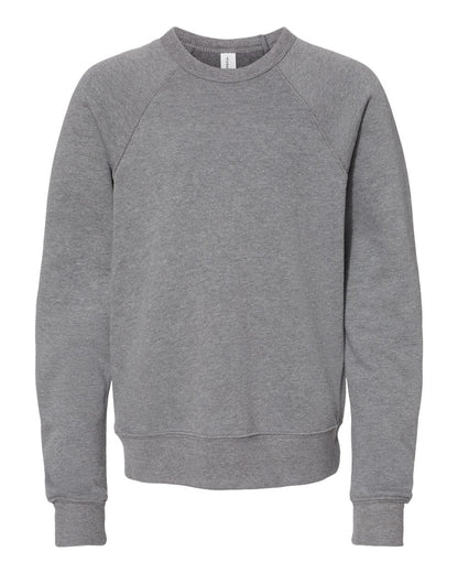 BELLA + CANVAS 3901Y Youth Sponge Fleece Crewneck Sweatshirt
